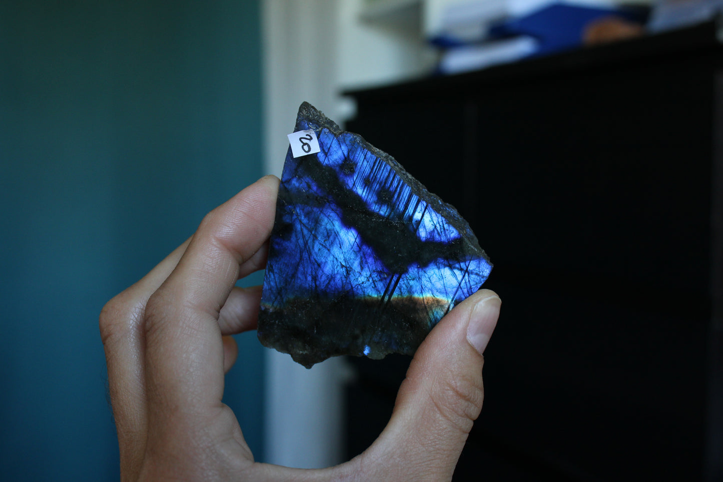 Morceau de labradorite mi-brute AU CHOIX menu déroulant - Aurore Lune
