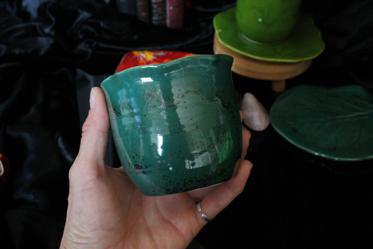 Enorme Lot poteries minéraux unique et original "un thé entre copines"