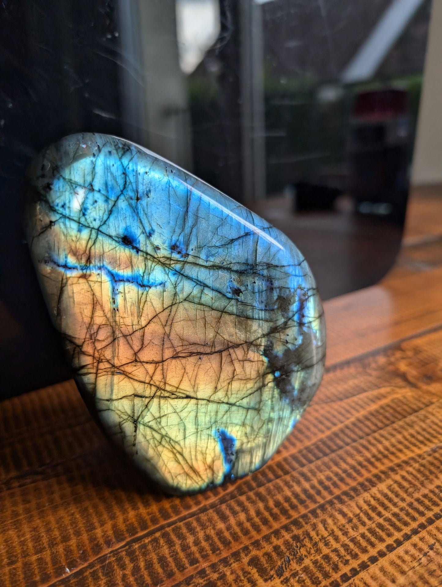 Labradorite à poser - Aurore Lune