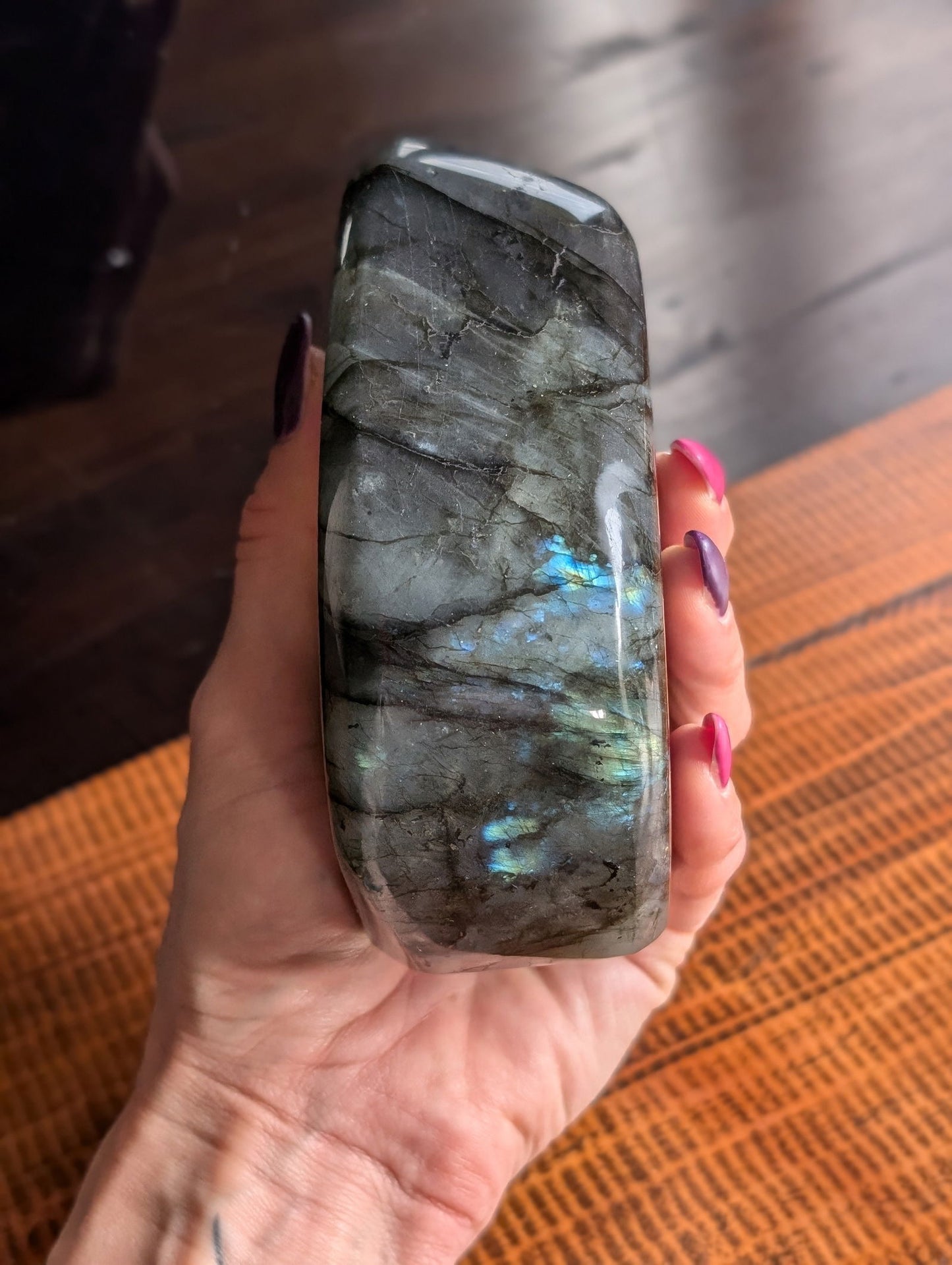 Labradorite à poser - Aurore Lune