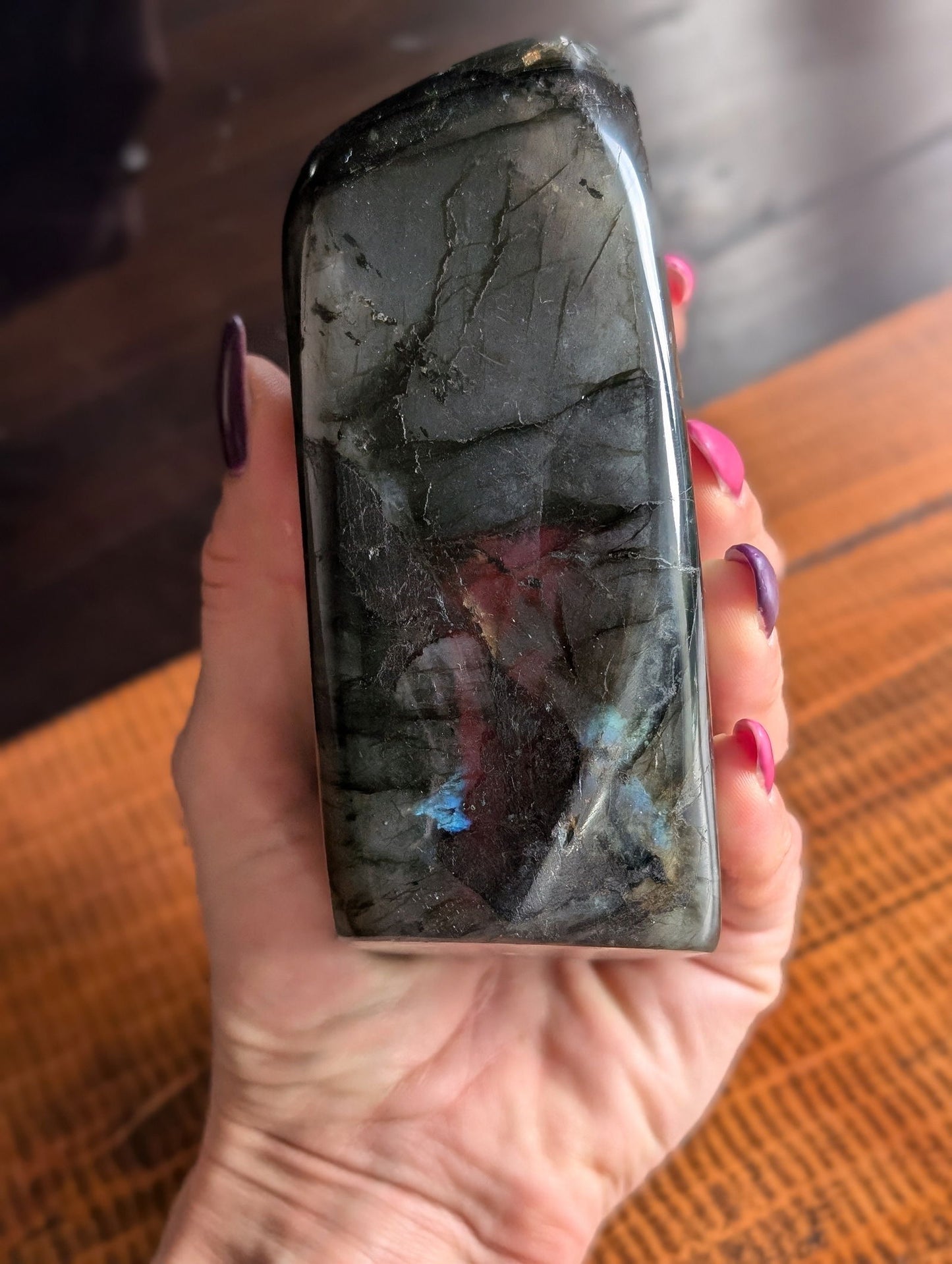 Labradorite à poser - Aurore Lune