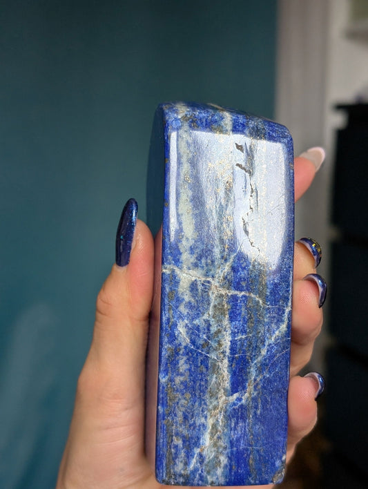 Lapis lazuli à poser - Aurore Lune