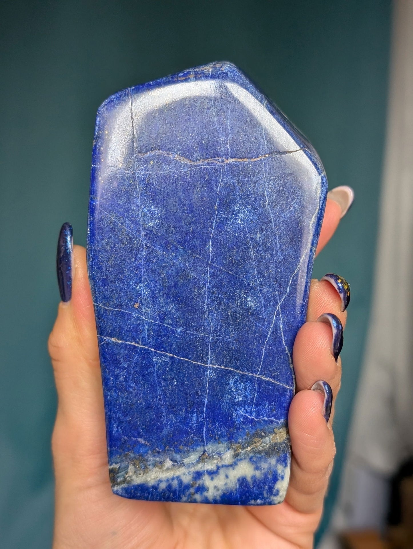 Lapis lazuli à poser - Aurore Lune