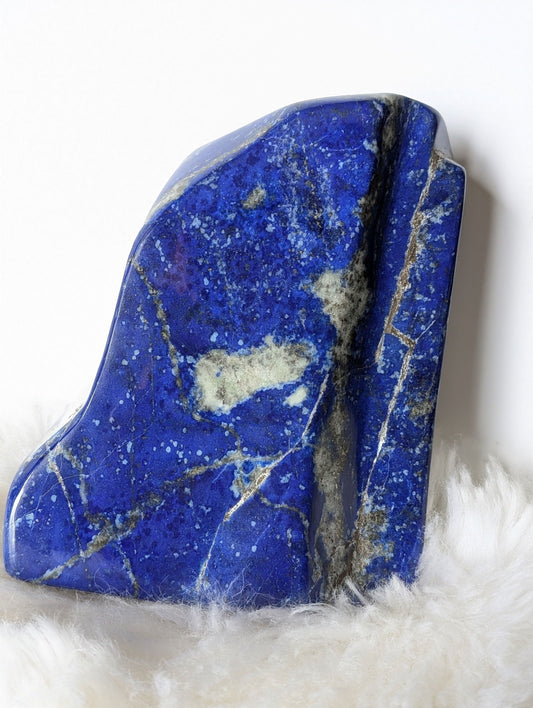 Lapis lazuli à poser - Aurore Lune