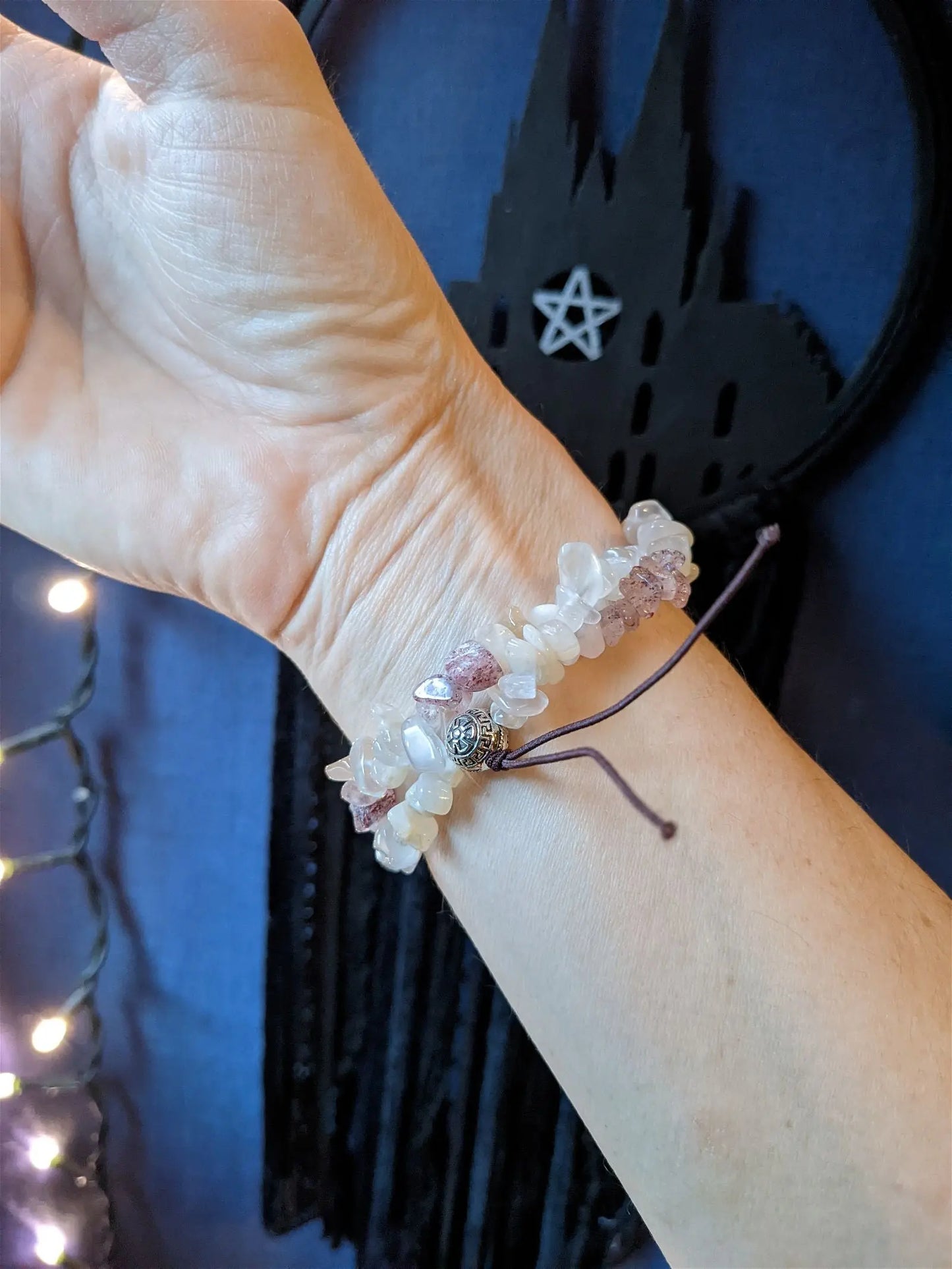 Lot de 2 bracelets fécondité - inspiration- femme enceinte - maternité - Aurore Lune