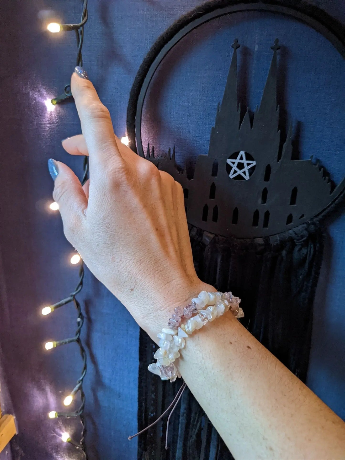 Lot de 2 bracelets fécondité - inspiration- femme enceinte - maternité - Aurore Lune
