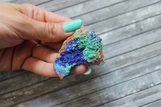 Morceau d'azurite malachite au choix COLIS - Aurore Lune