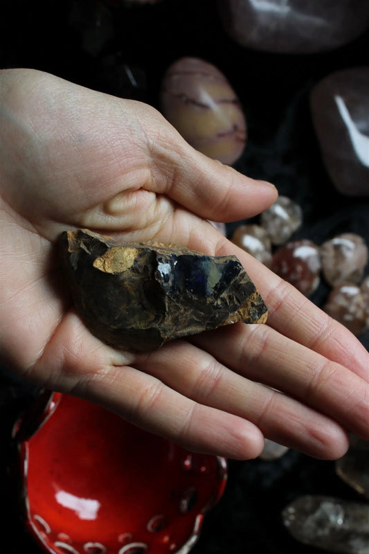 Morceau d'opale brute - Aurore Lune