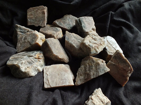 Morceau semi brut pierre de lune - Aurore Lune