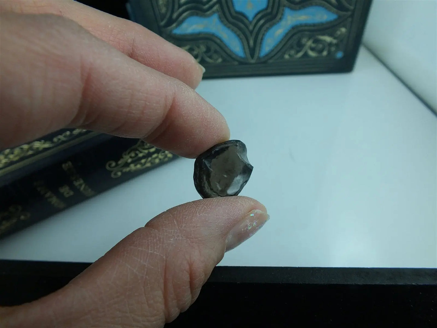 Obsidienne larme d'apache brute PETITE - Aurore Lune