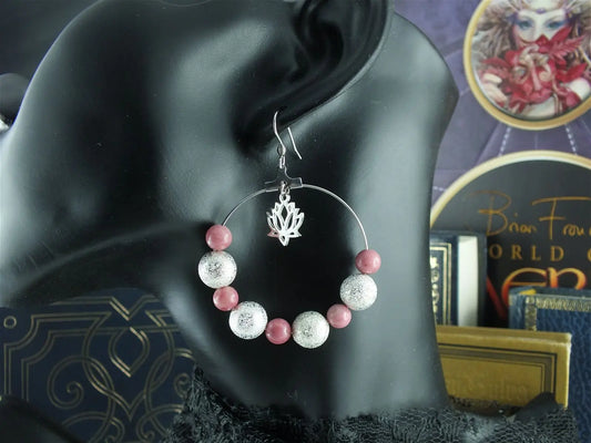 PRINTEMPS DE DOUCEUR * boucles d'oreilles - Aurore Lune