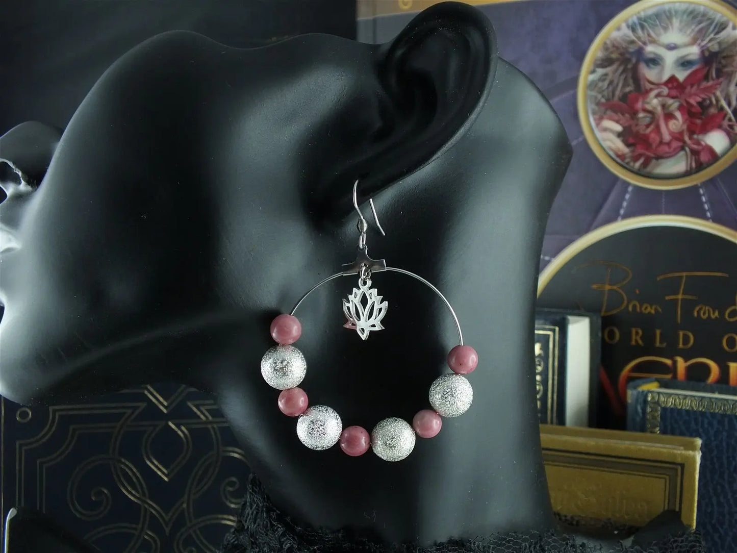 PRINTEMPS DE DOUCEUR * boucles d'oreilles - Aurore Lune