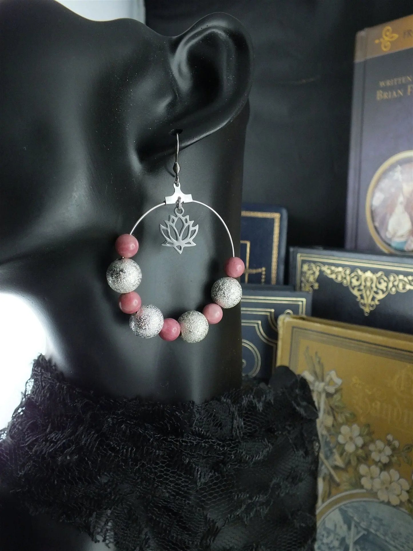 PRINTEMPS DE DOUCEUR * boucles d'oreilles - Aurore Lune