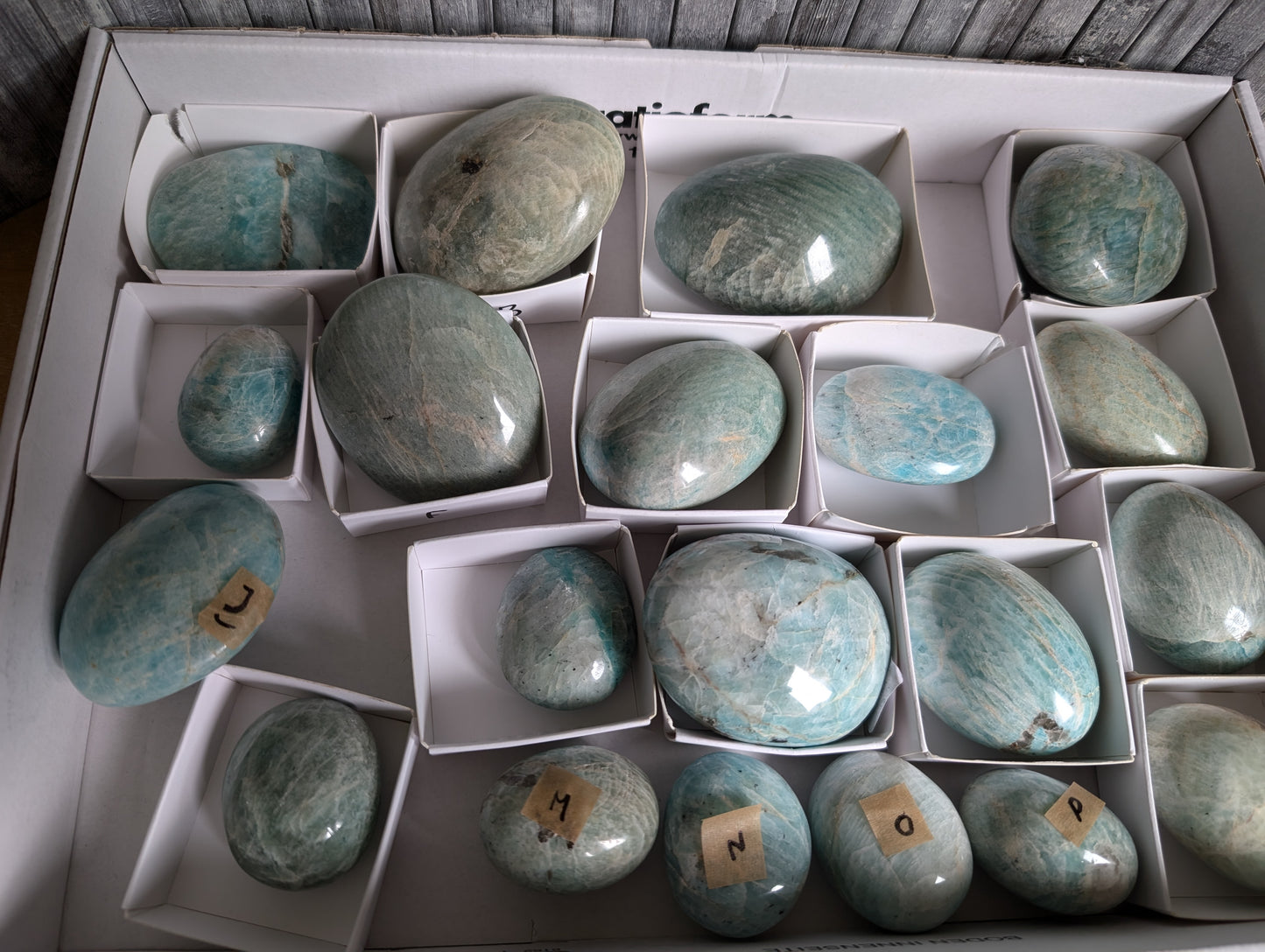 Galet en amazonite au choix - Aurore Lune
