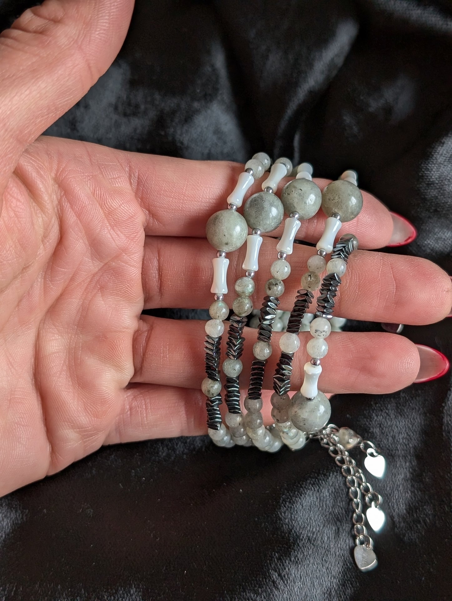 CADEAU dès 100€ hors promotions Bracelet en labradorite - Aurore Lune