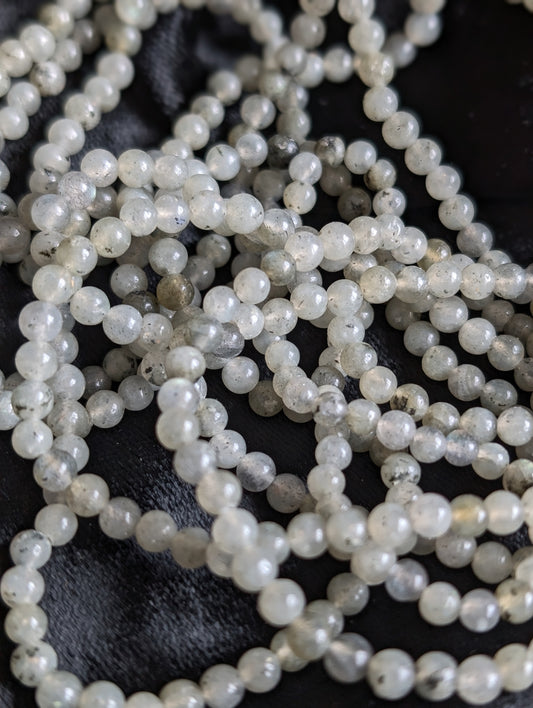 Bracelet élastiqué en labradorite - Aurore Lune