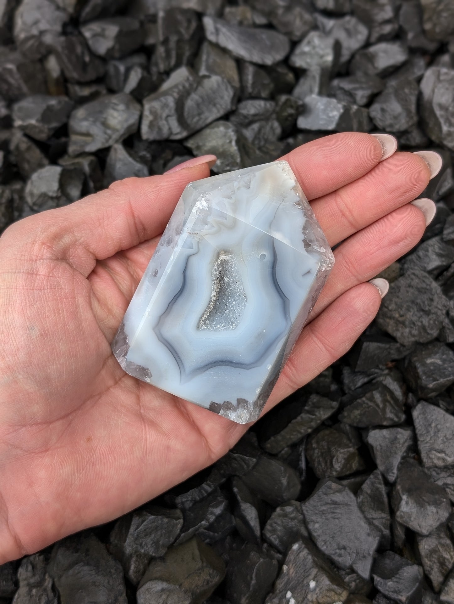 Pointe en agate du Brésil