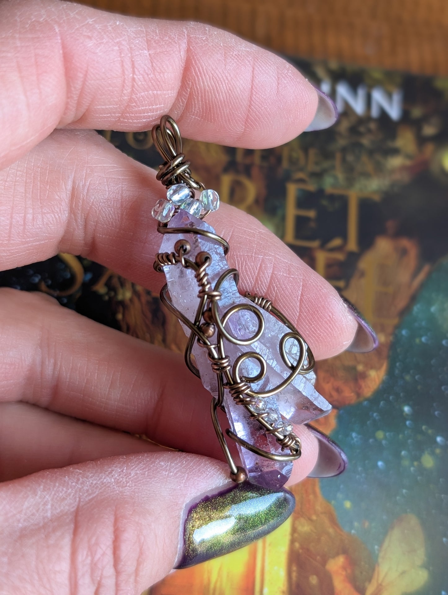 Collier Fait Main en Améthyste de Vera Cruz