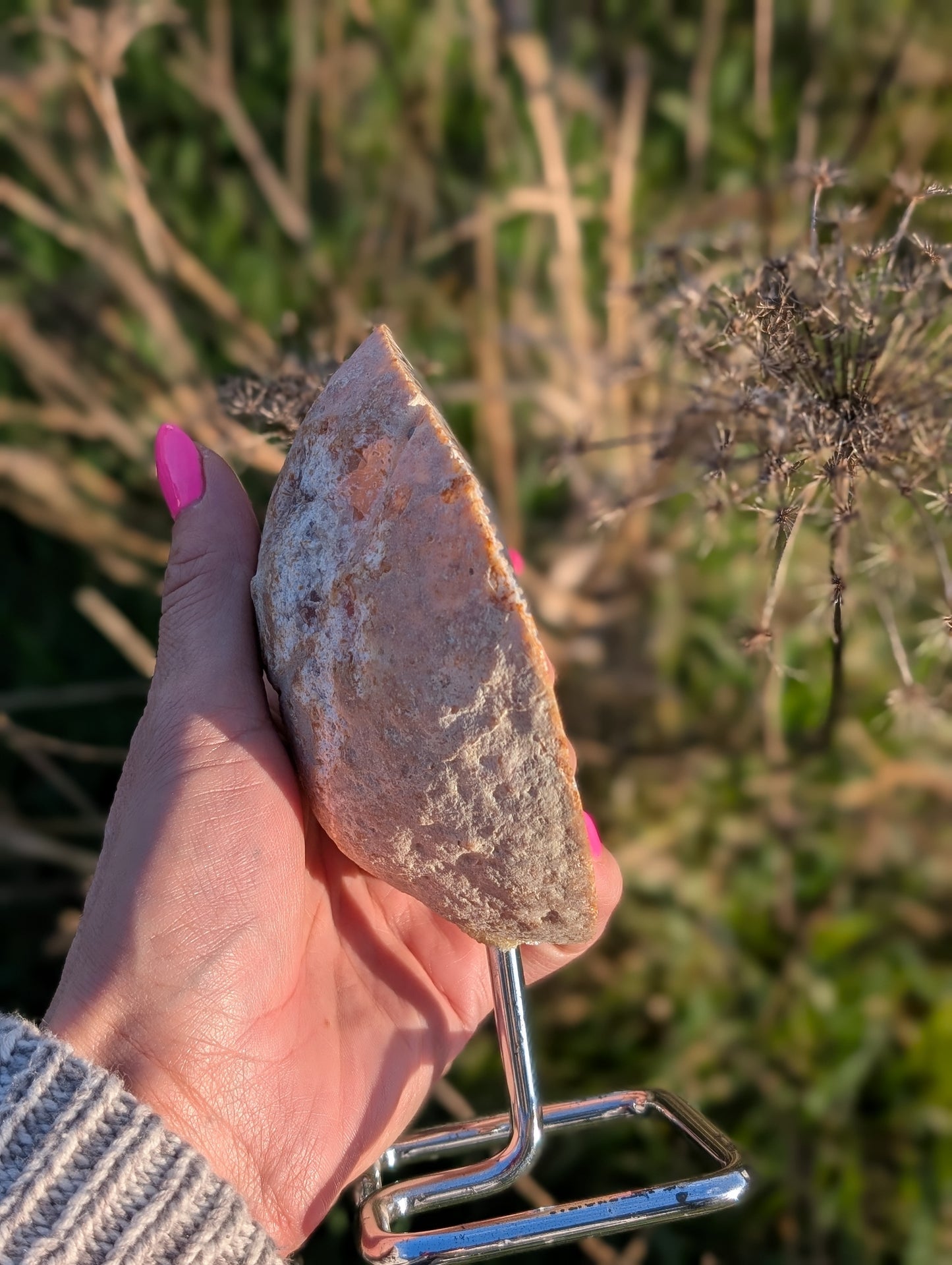 Agate sur socle