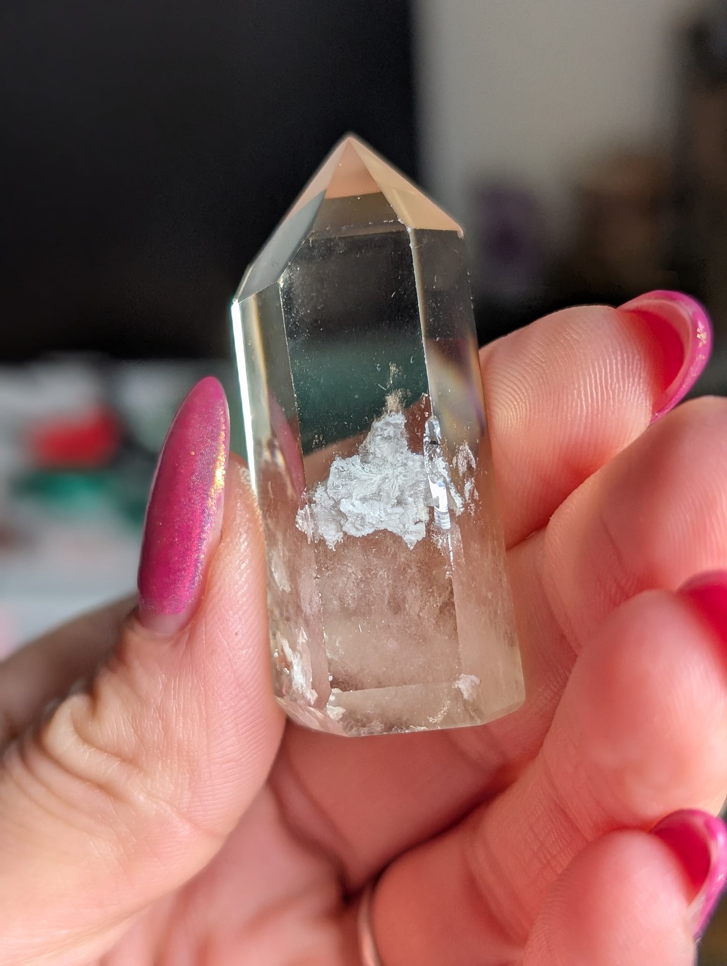 Pointe de citrine véritable - Aurore Lune