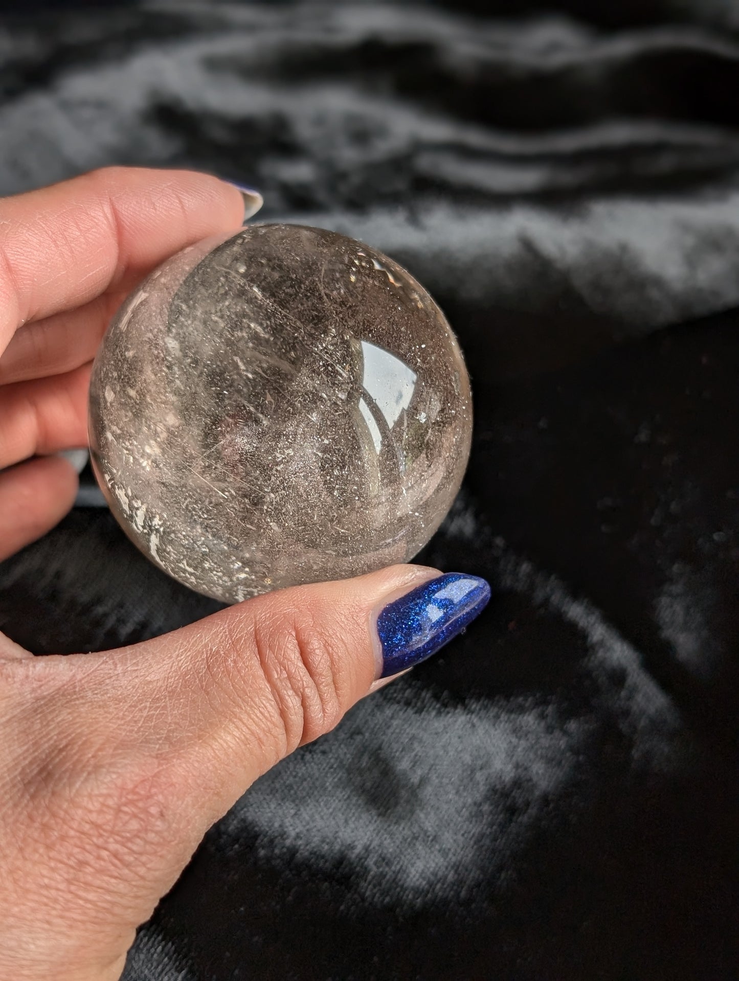 Sphère en cristal de roche avec support offert qualité++