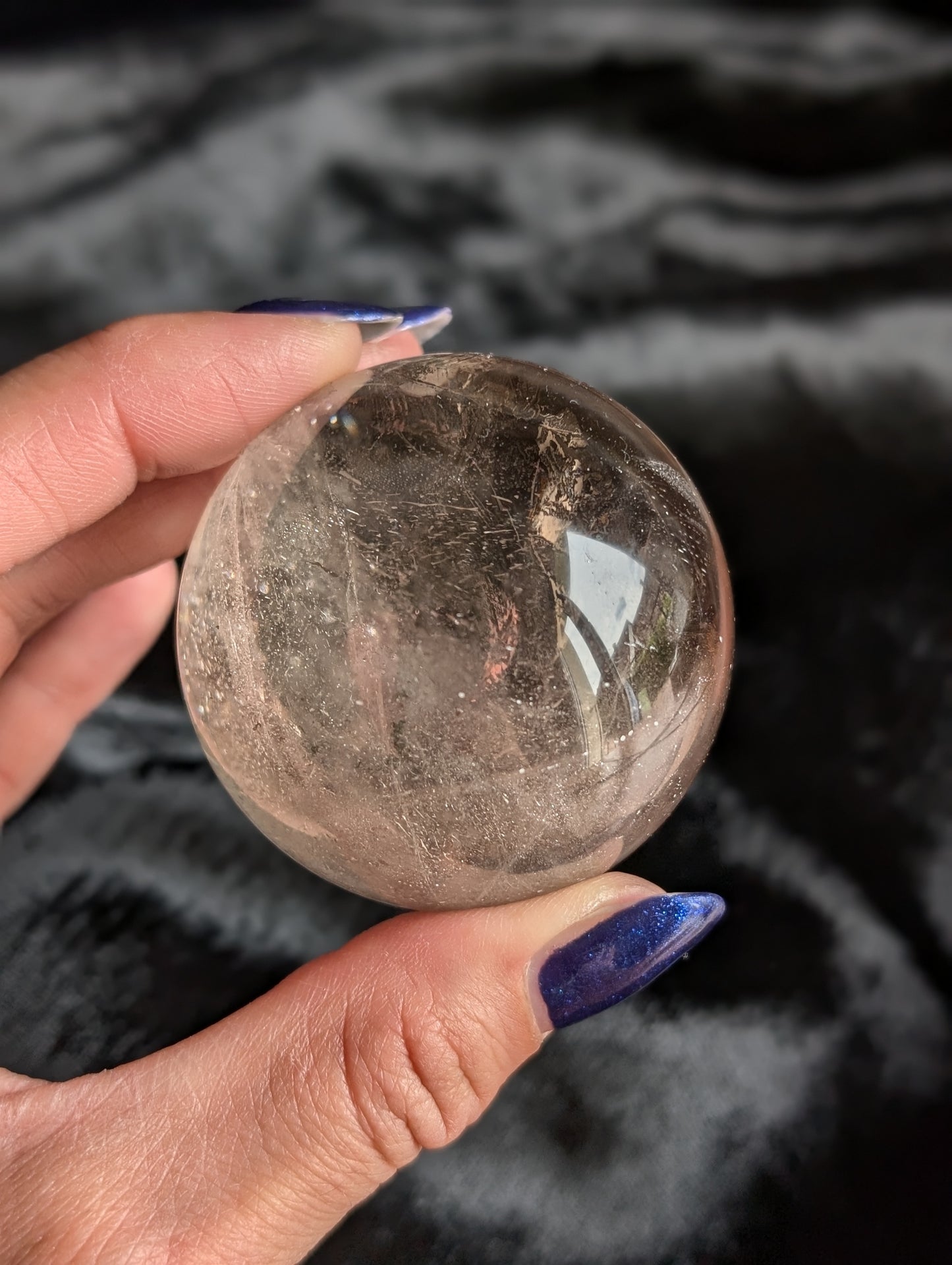 Sphère en cristal de roche avec support offert qualité++