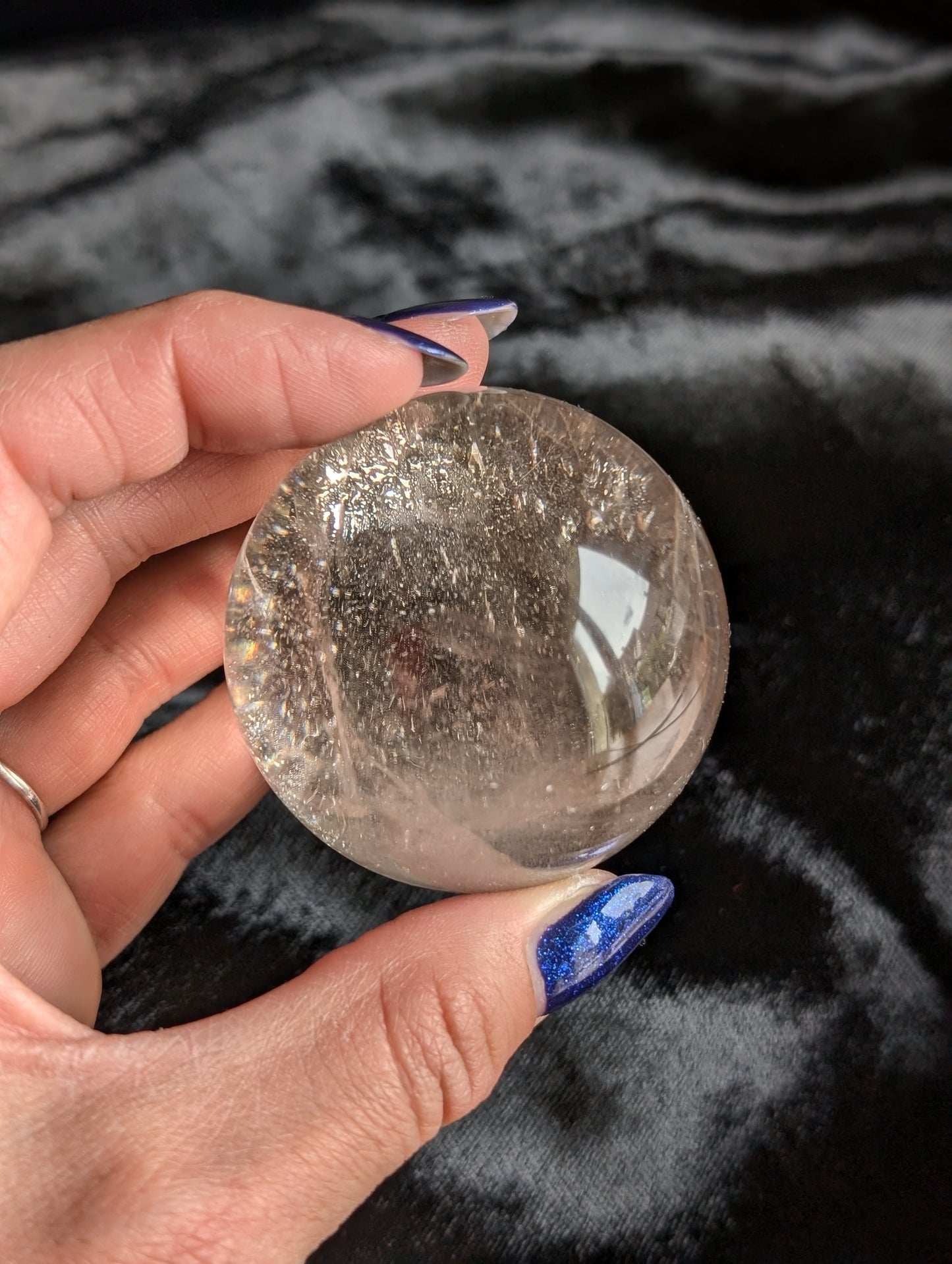 Sphère en cristal de roche avec support offert qualité++