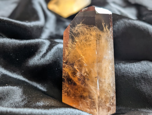 Pointe de citrine véritable