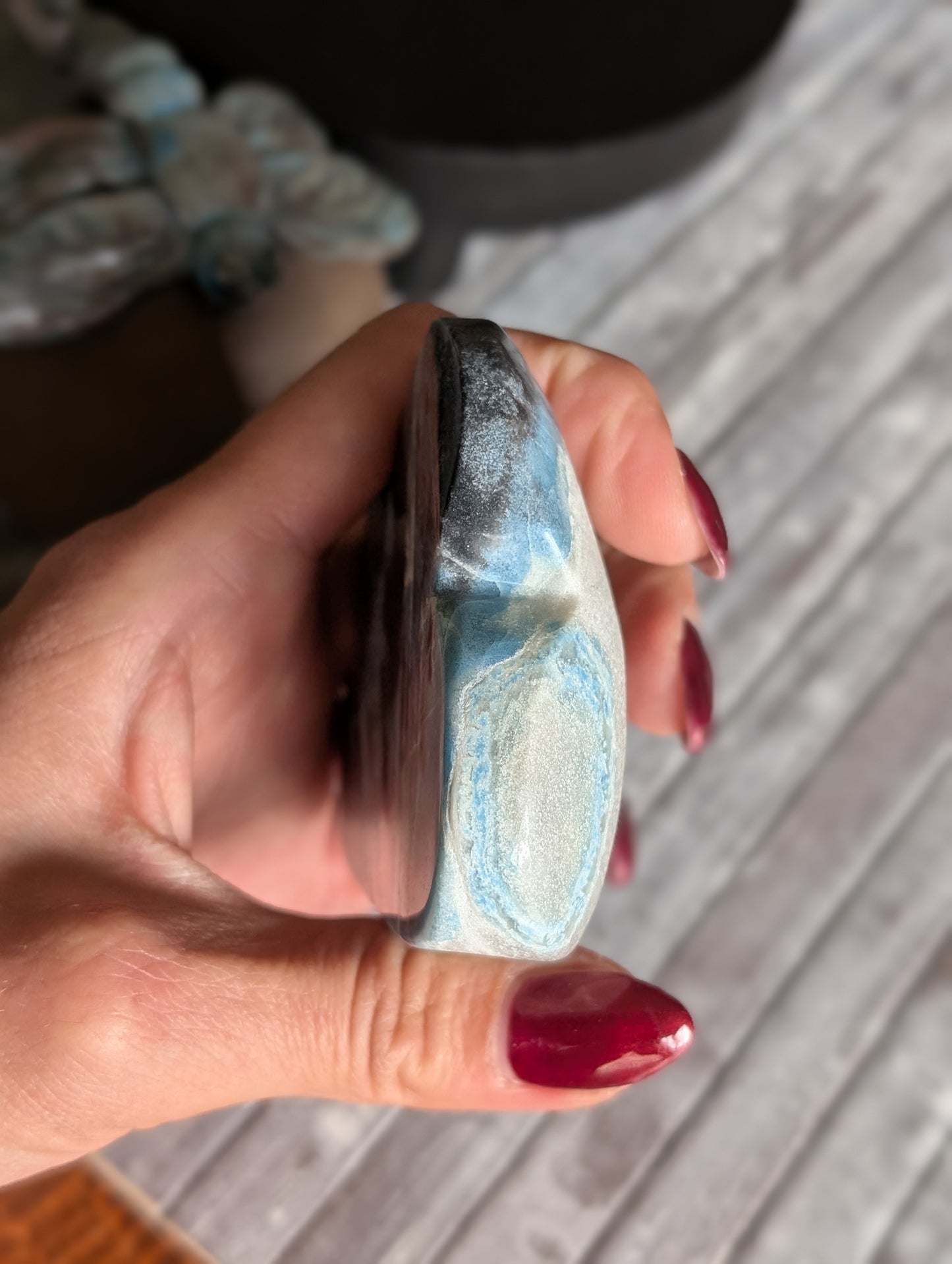 Lot poterie Nuage en trolléite et libellule