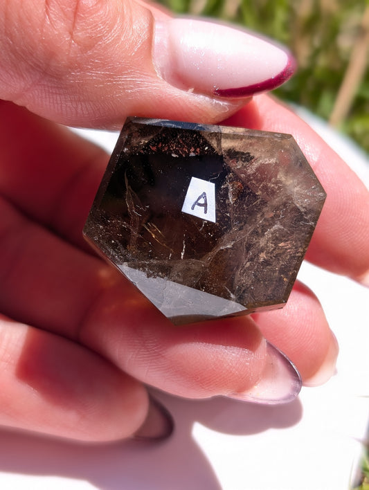 Pointe de quart fumé citrin