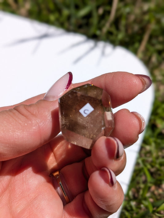 Pointe de citrine véritable