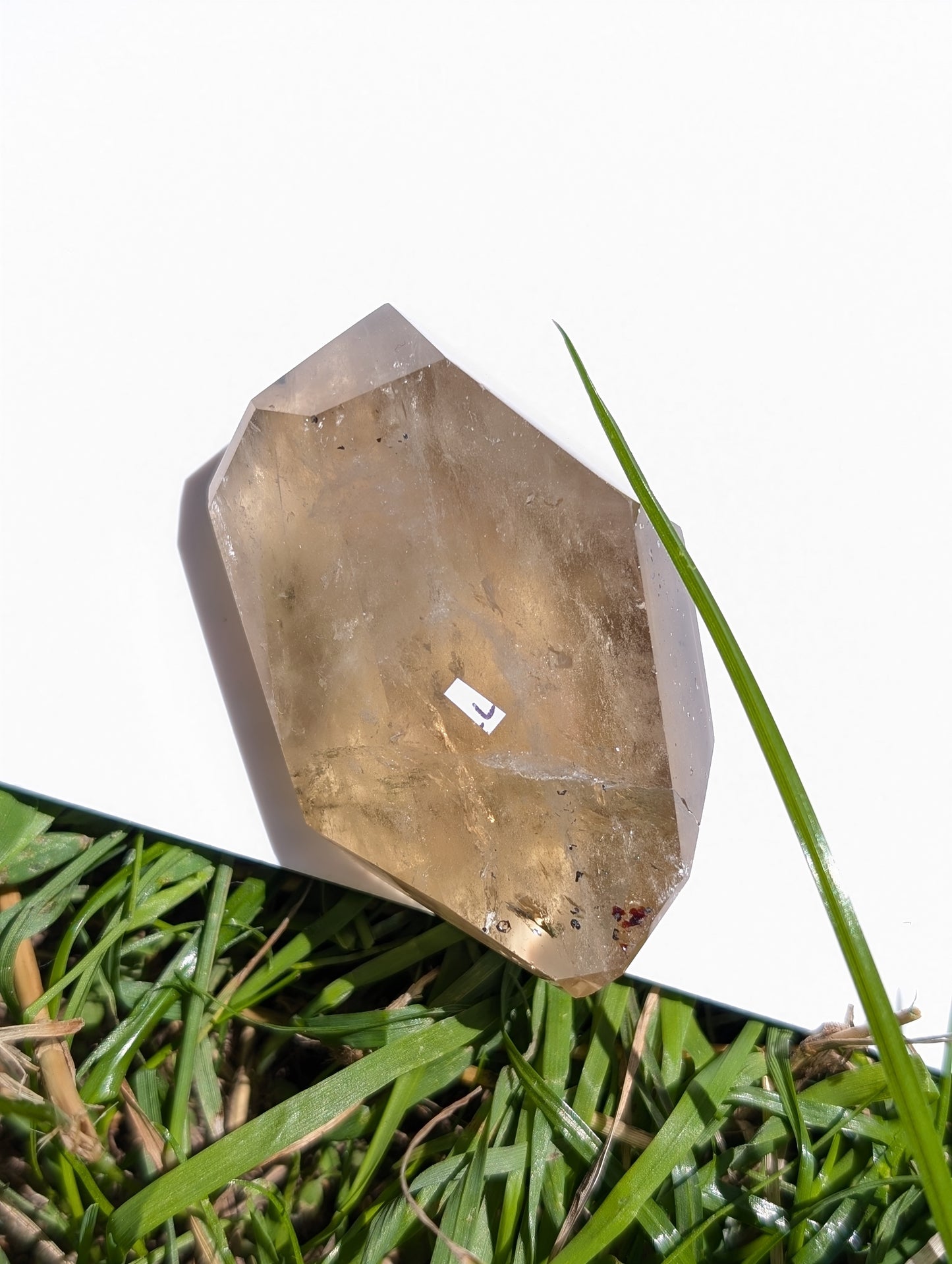 Pointe de citrine véritable
