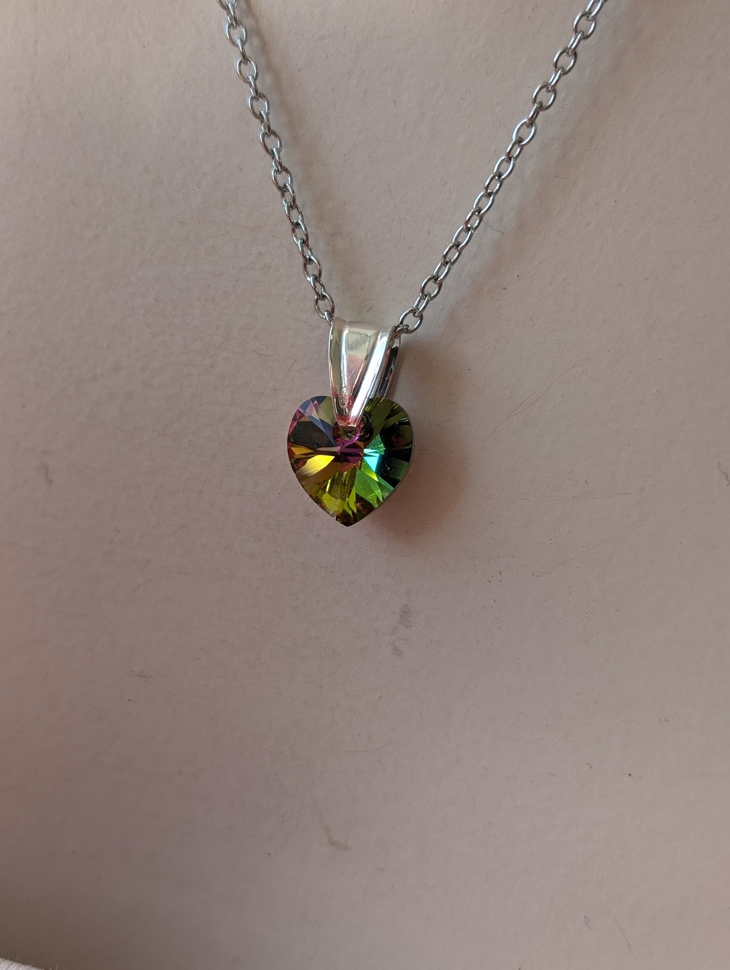 Collier décoré Swarovski couleur mystique