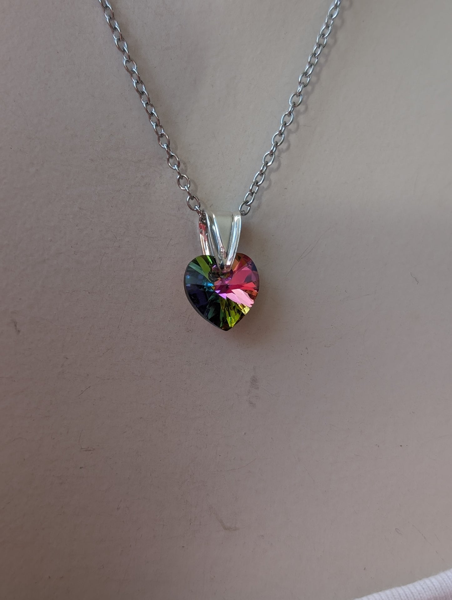 Collier décoré Swarovski couleur mystique