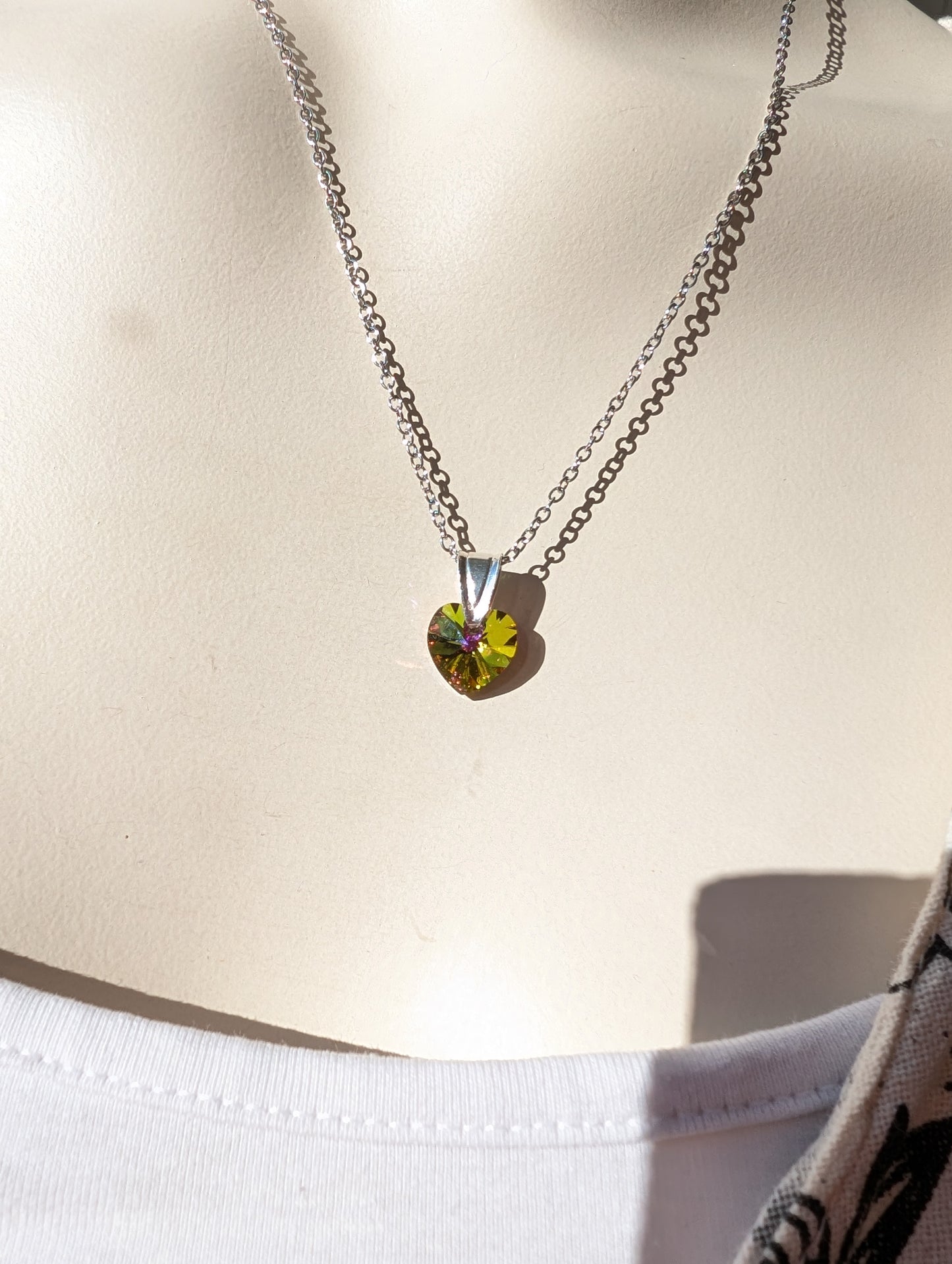 Collier décoré Swarovski couleur mystique