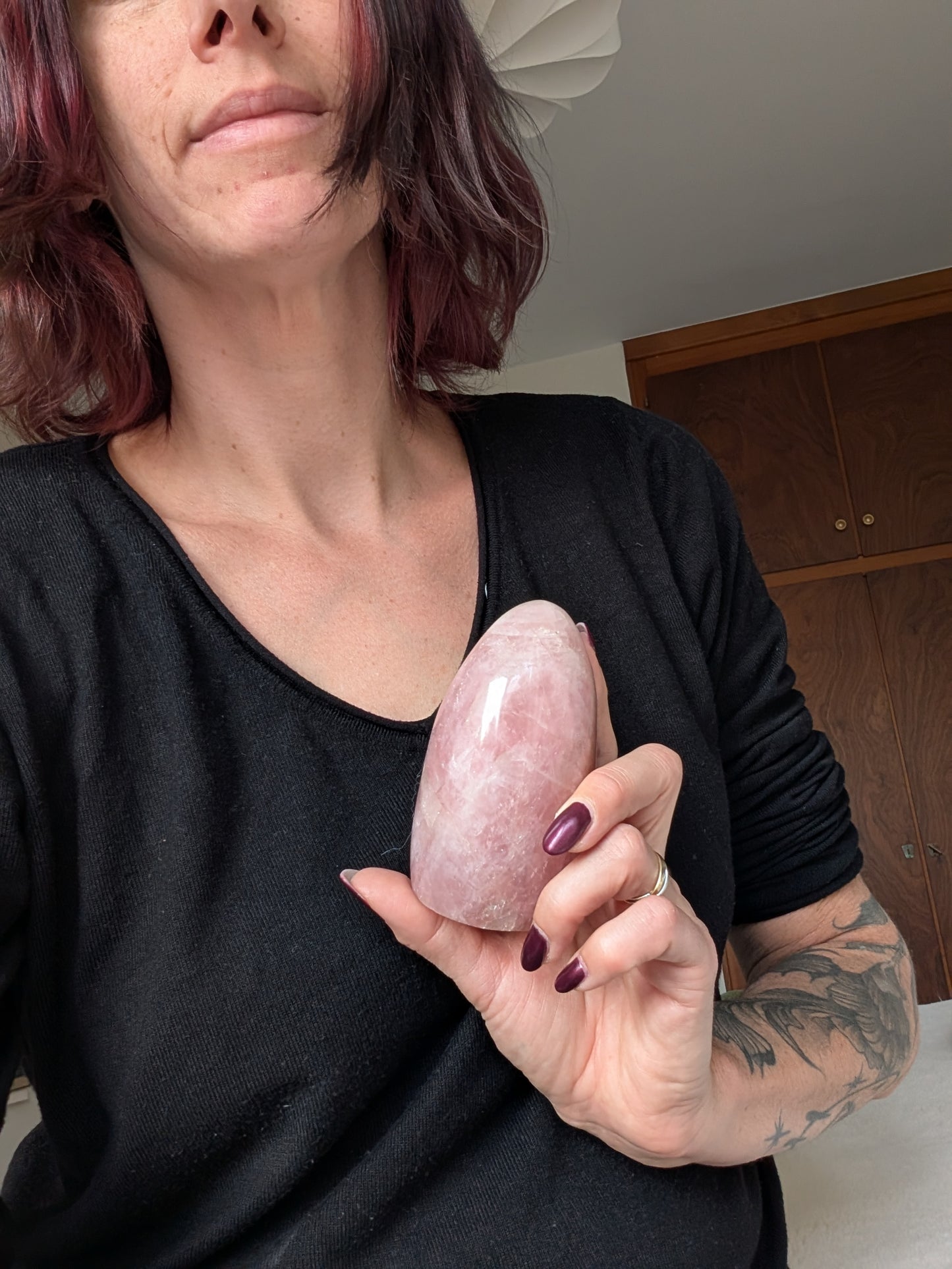 Quartz rose à poser photo contractuelle