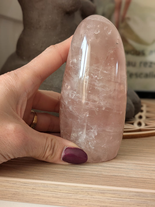 Quartz rose à poser photo contractuelle