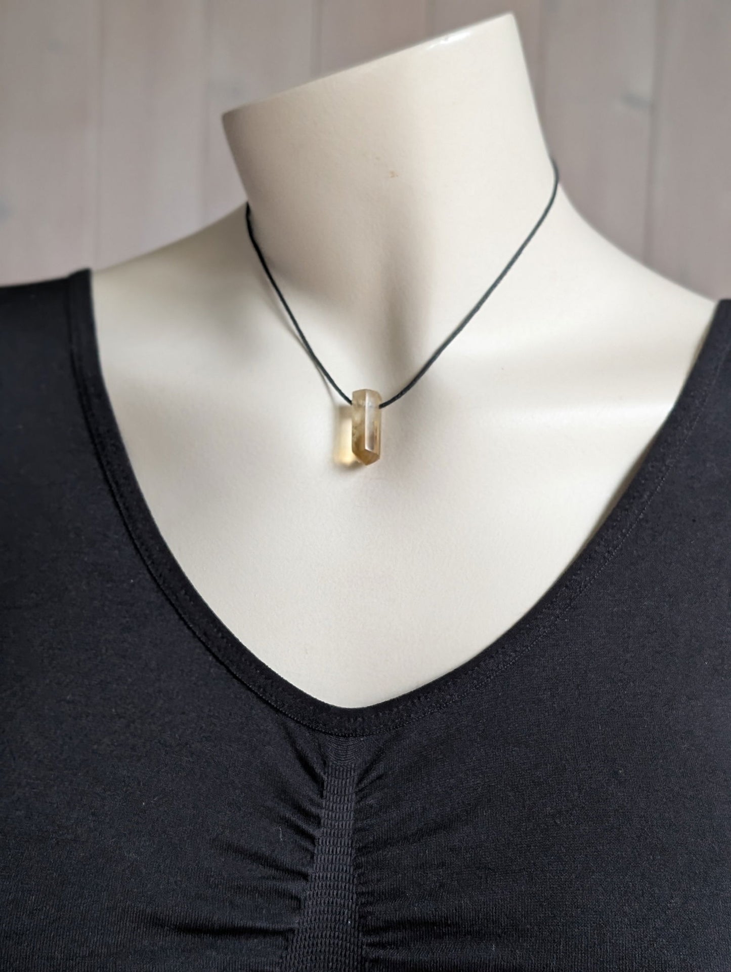 Pendentif citrine - Aurore Lune