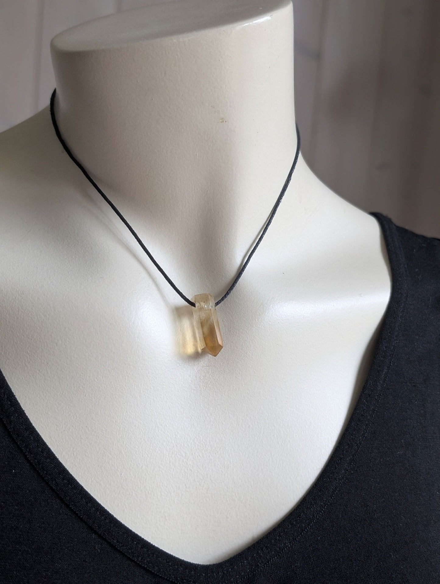 Pendentif citrine - Aurore Lune