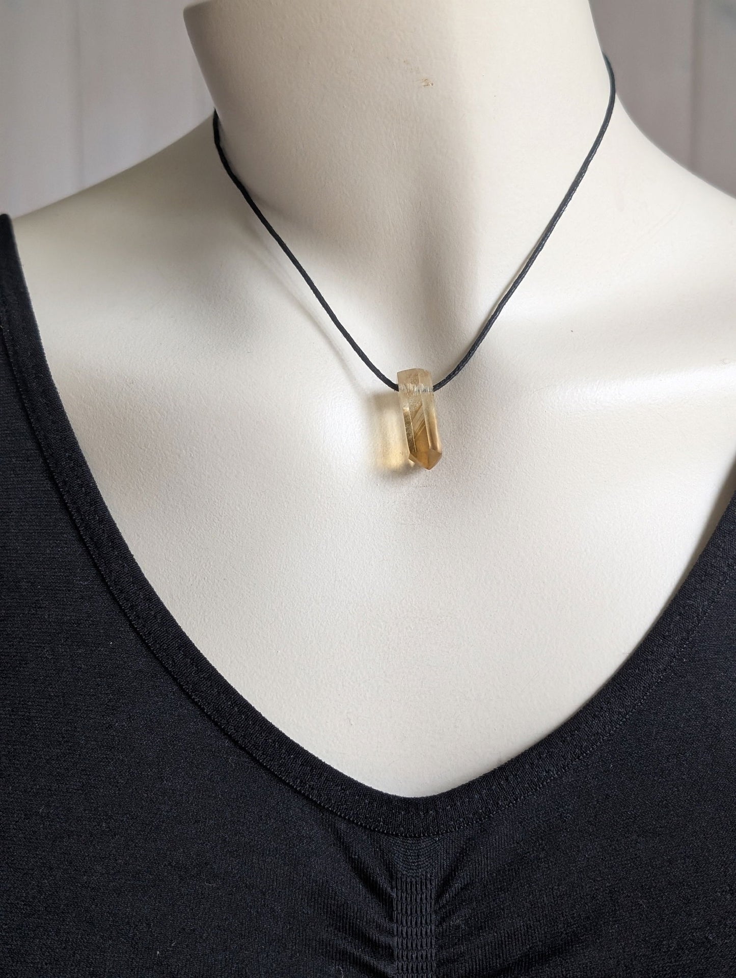 Pendentif citrine - Aurore Lune