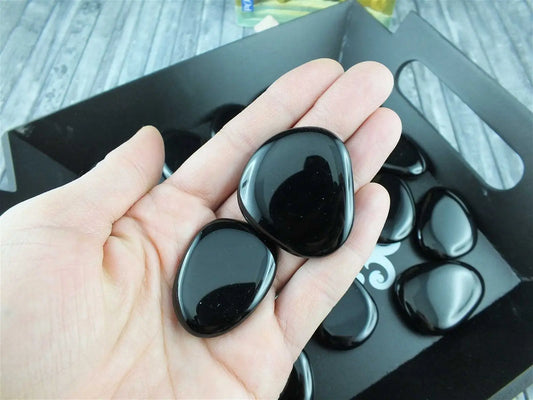 Pierre plate en onyx qualité cabochon +++ Création - Aurore Lune