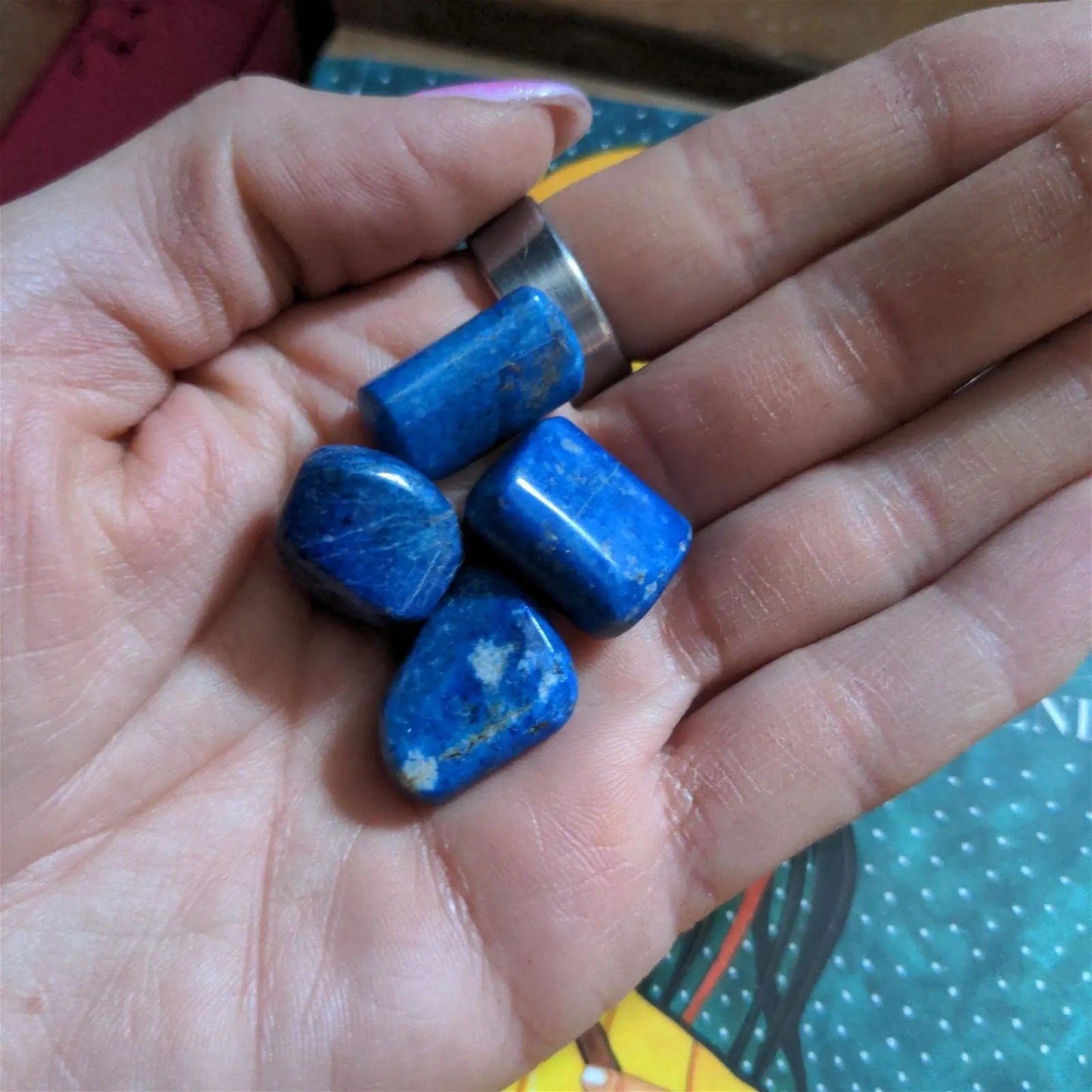 Pierre roulée en lapis lazuli TAILLE AU CHOIX - Aurore Lune