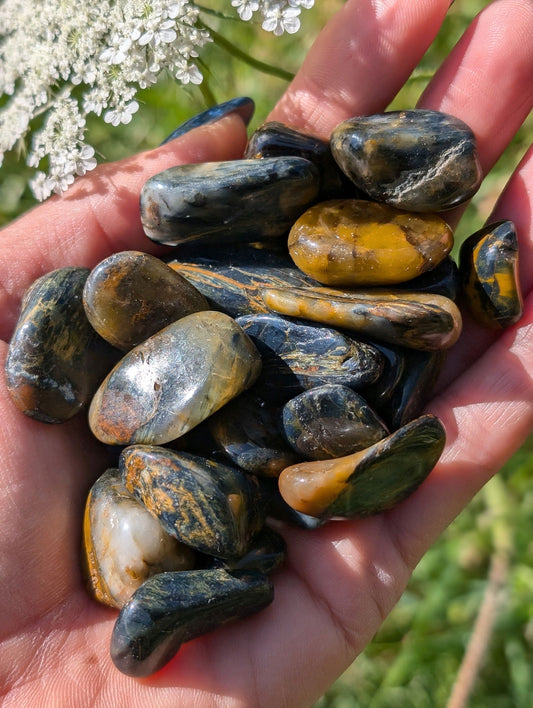 Pierre roulée en pietersite - Aurore Lune
