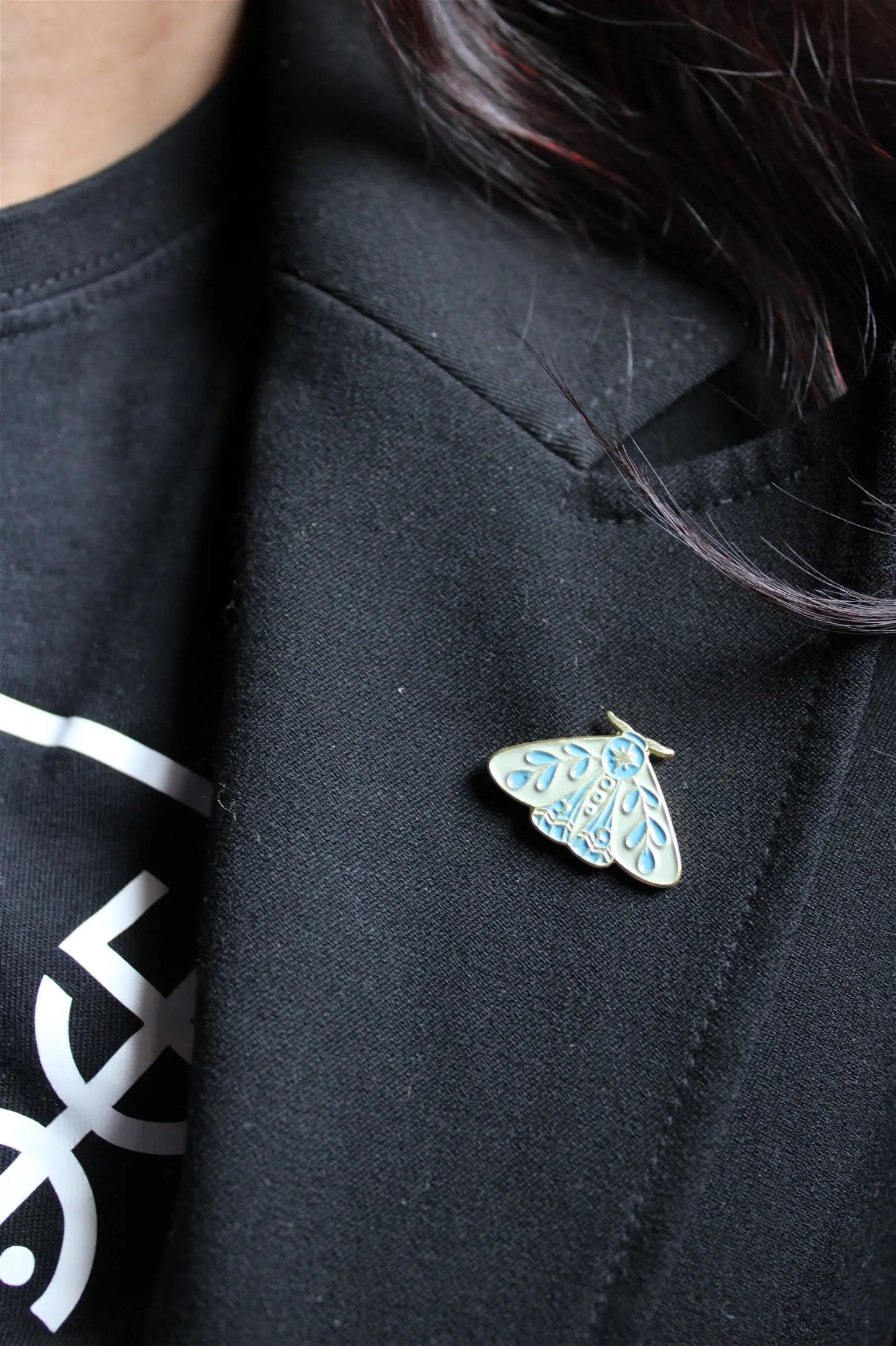 Pin's papillon - Aurore Lune