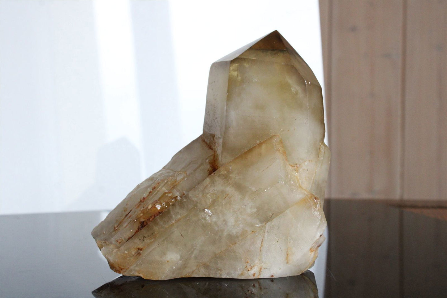 Pointe de citrine 986 grammes - Aurore Lune