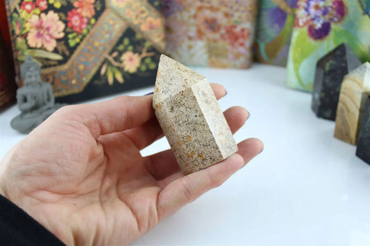 Pointe en jaspe paysage- COLIS - Aurore Lune