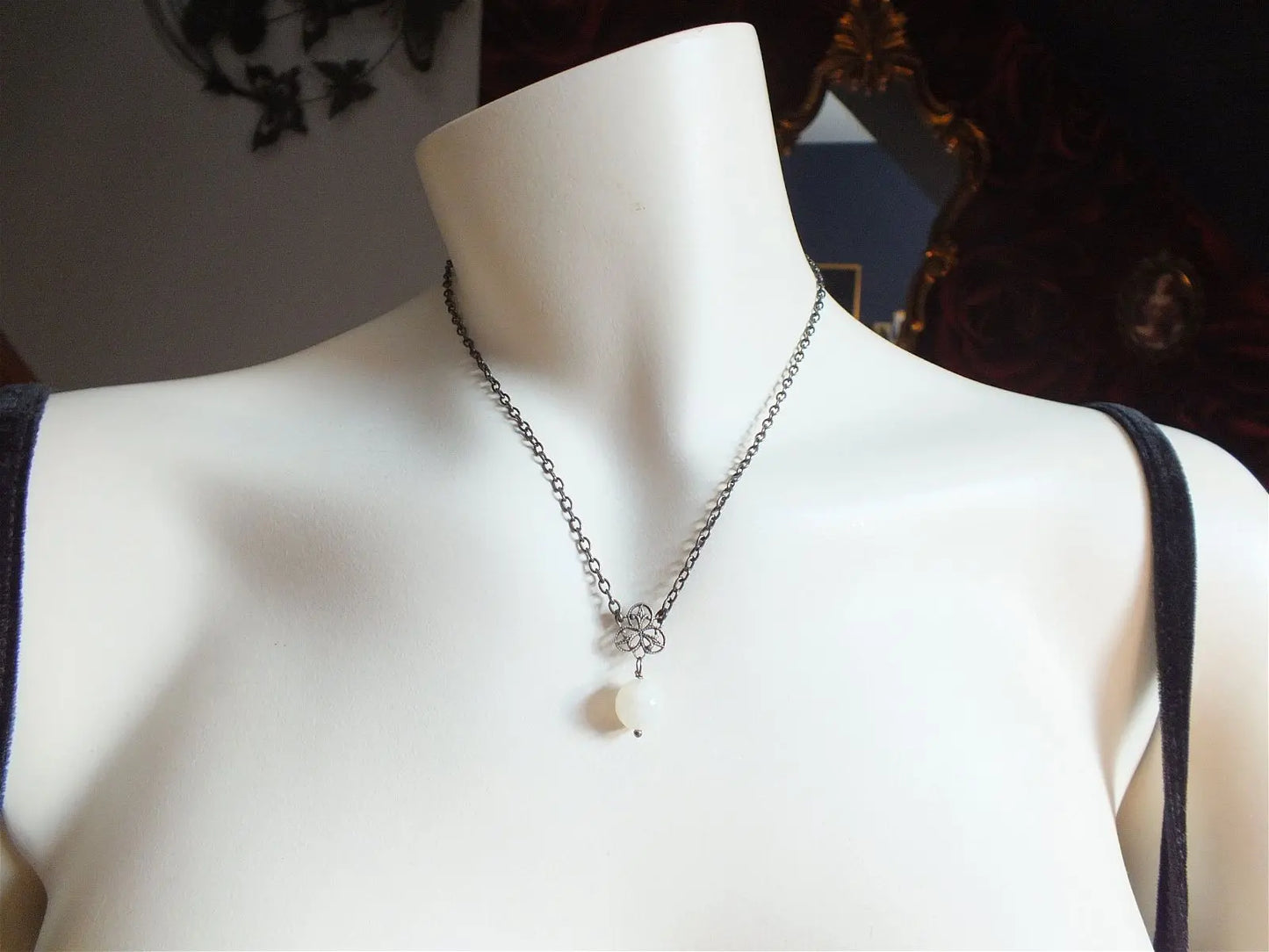 RETOUR DE SEANCE PHOTO labradorite blanche - Aurore Lune