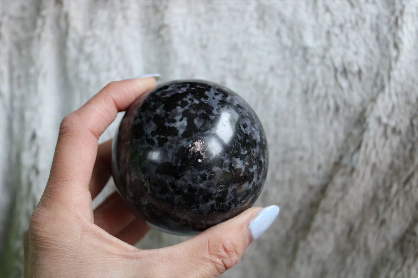 Sphère de gabbro ou lunélite * COLIS* #3 - Aurore Lune