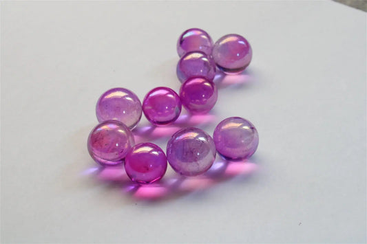 Sphère en quartz rainbow aura COULEUR ARTIFICIELLE - Aurore Lune