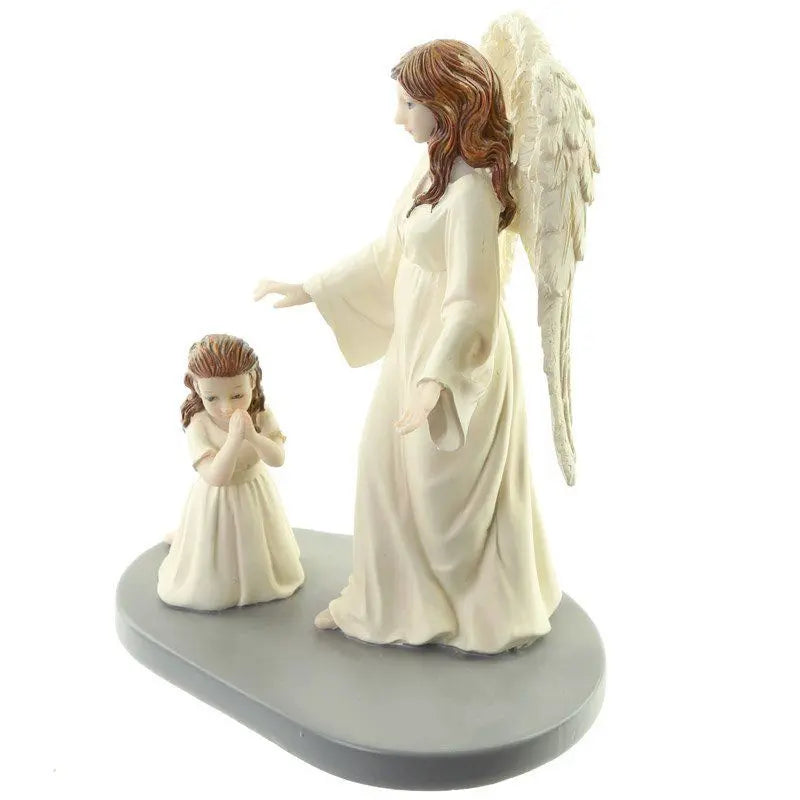 Statue Ange Gardien Céleste par Natasha Faulkner-Mère Divine - Aurore Lune